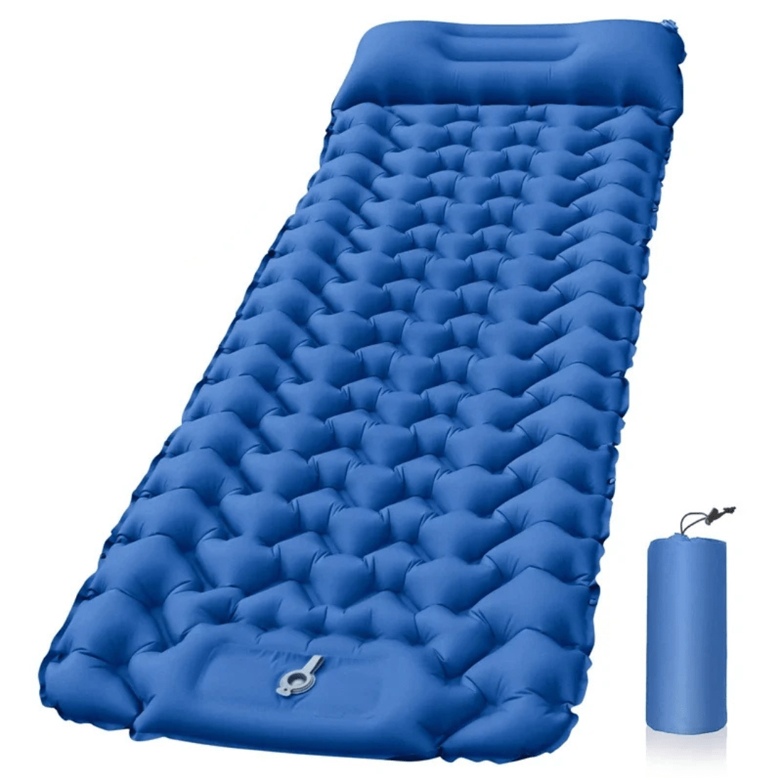 Matelas gonflable ultra-résistant et étanche avec pompe intégrée